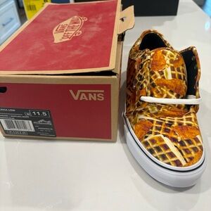 Vans Waffle and Chicken Print Sneakers